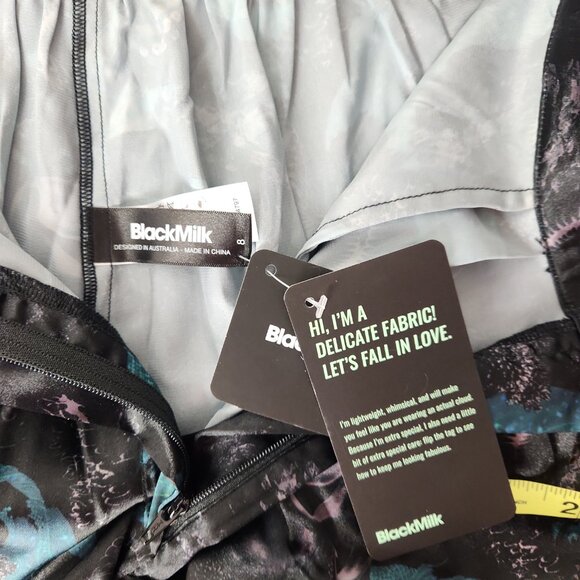 BlackMilk Abyss Wide Leg Satin Cargo Pants high waist 8 Aus / XS 4 US - Picture 11 of 14